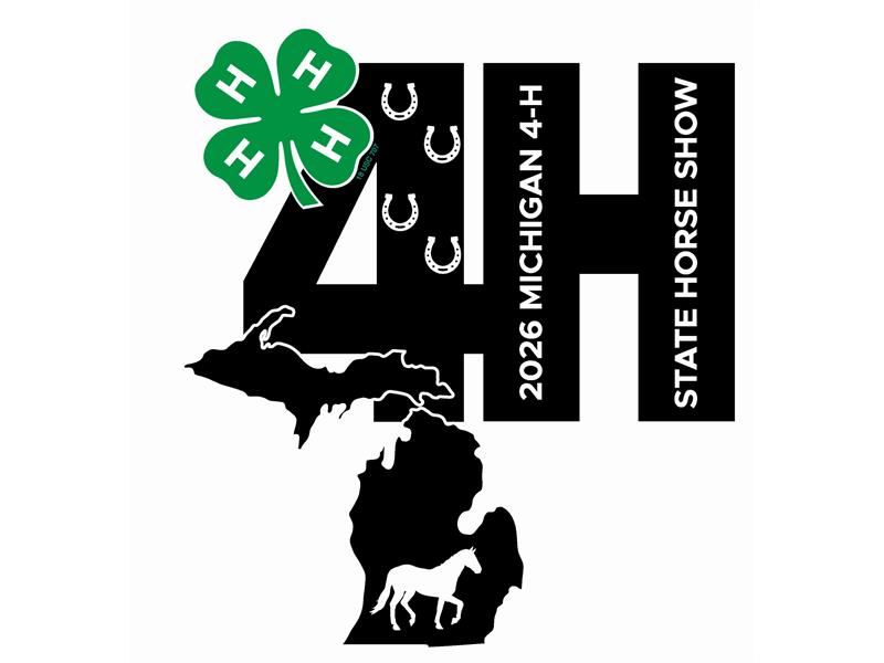 Logo for 2026 Michigan 4-H State Horse Show